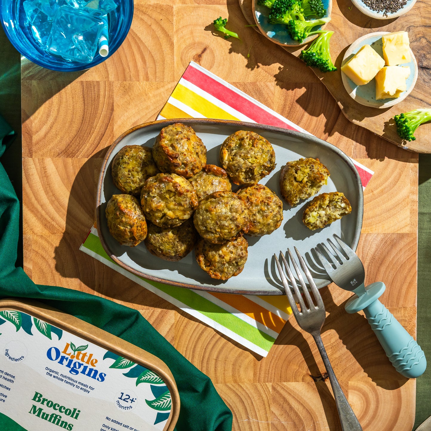 Cheese Broccoli Muffins