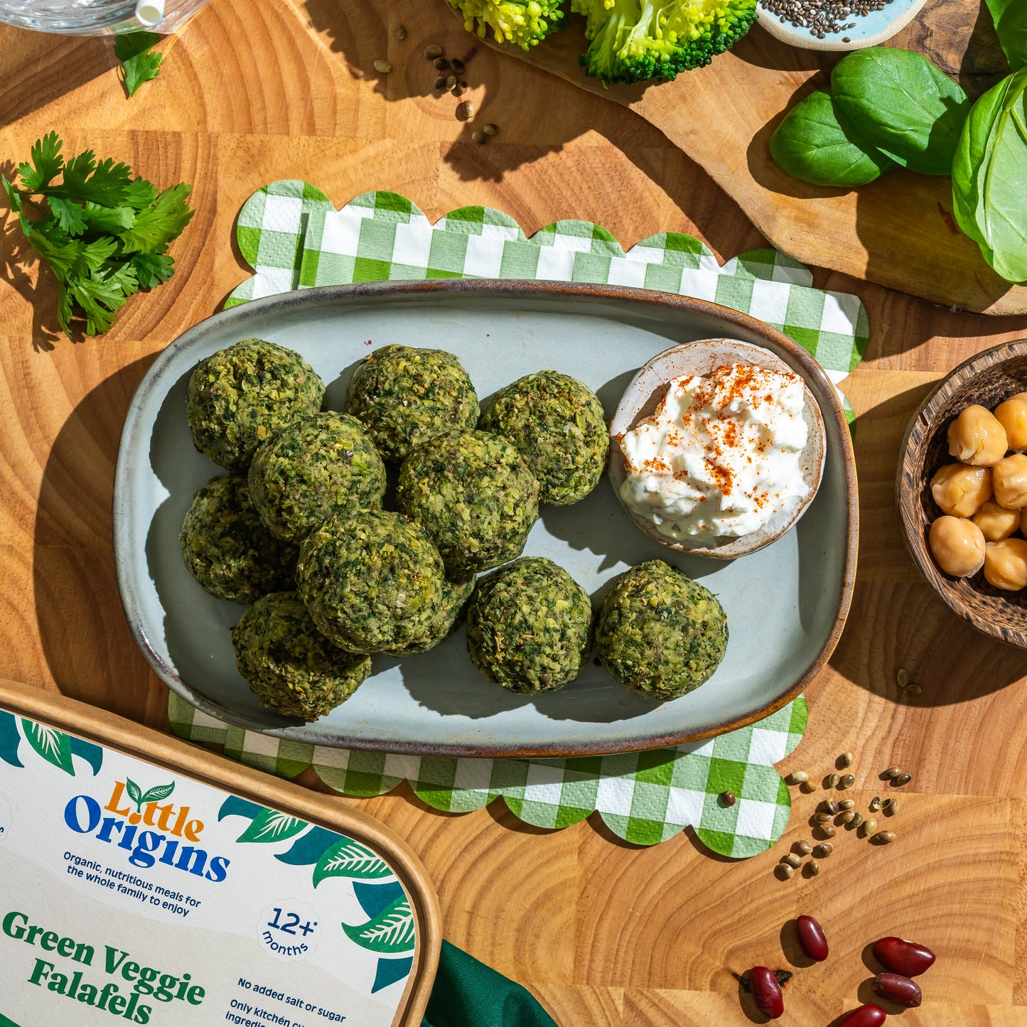Green Veggie Falafels
